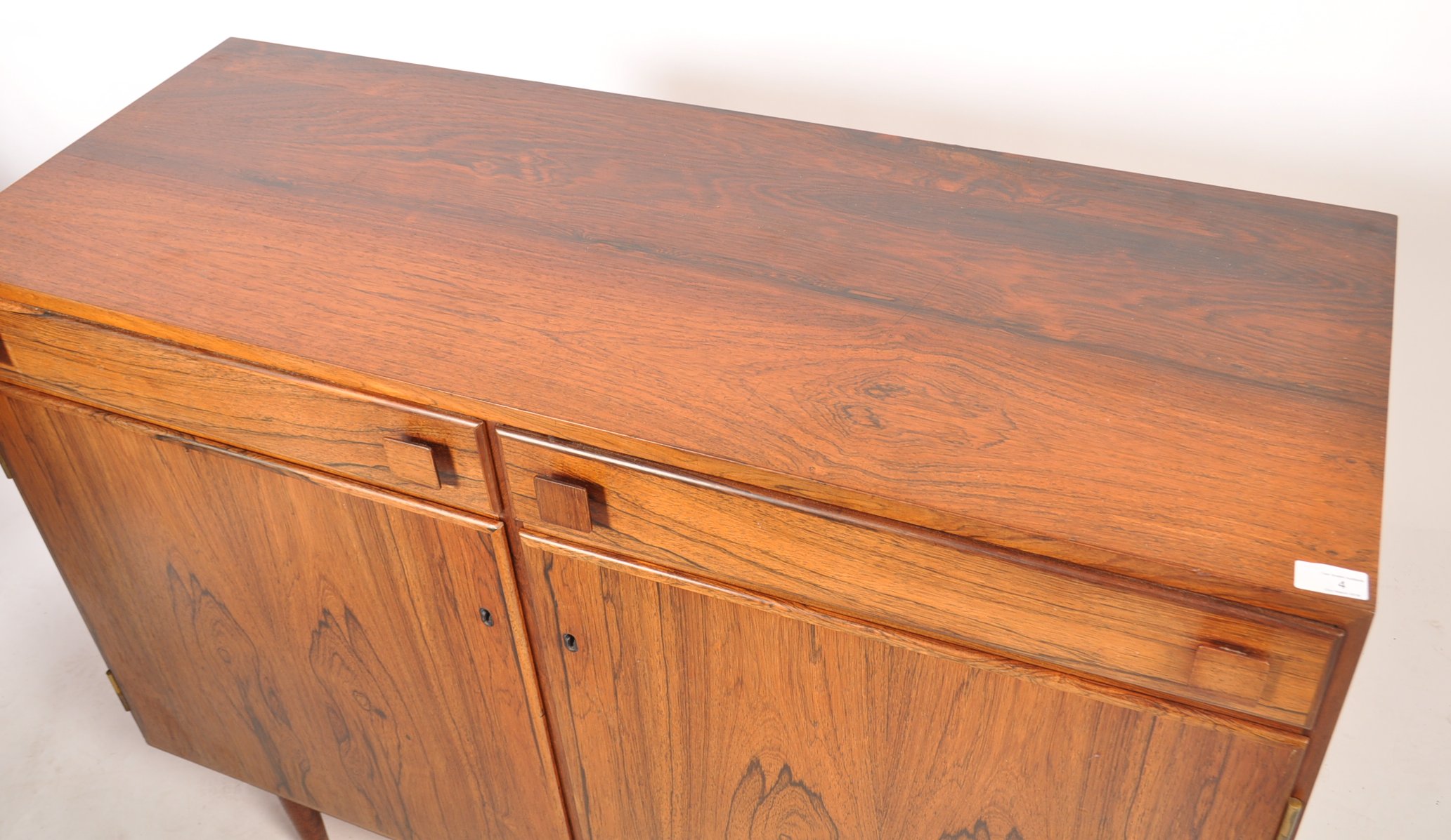 Takashi Okamura and Erik Marquardsen - O. Bank Larsen - A superb mid century Danish manner teak wood - Image 4 of 7