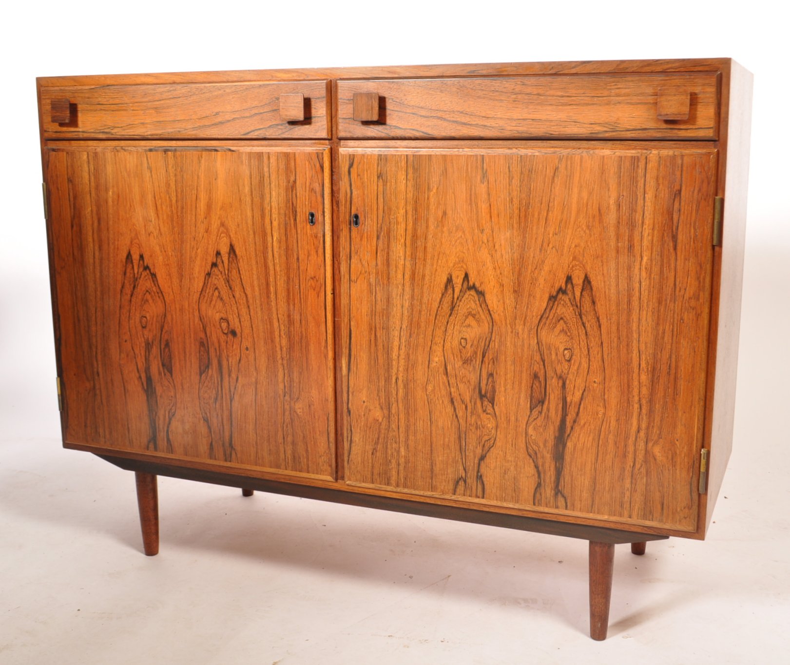 Takashi Okamura and Erik Marquardsen - O. Bank Larsen - A superb mid century Danish manner teak wood - Image 3 of 7