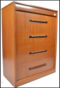 A 1970's EON - Elliotts of Newbury teak wood chest of drawers in the manner of Mogens Kolo. The teak