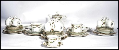 A vintage early 20th century china tea service by