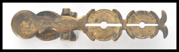 A 19th century Improved Victorian brass Harrison's
