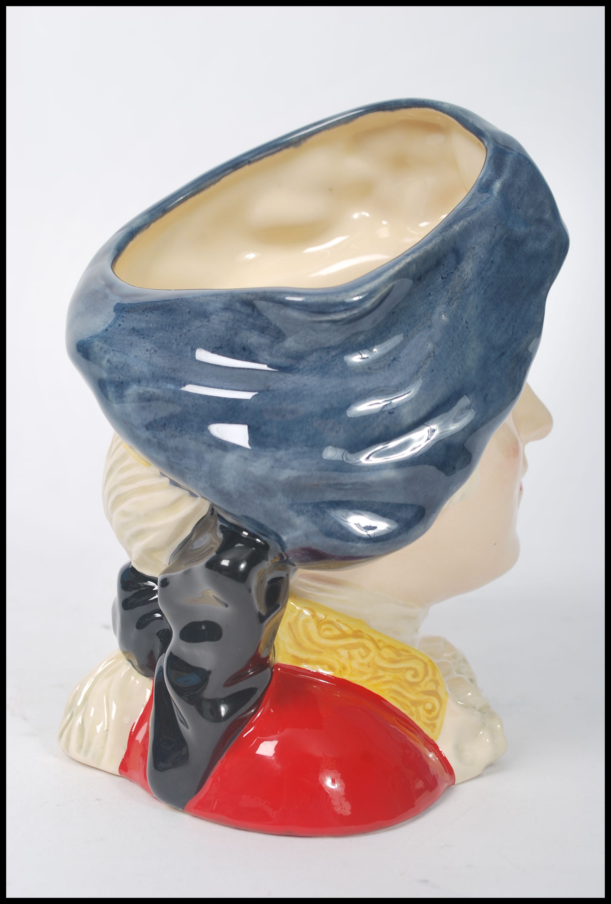 A rare Royal Doulton prototype character jug of Bo - Image 2 of 4