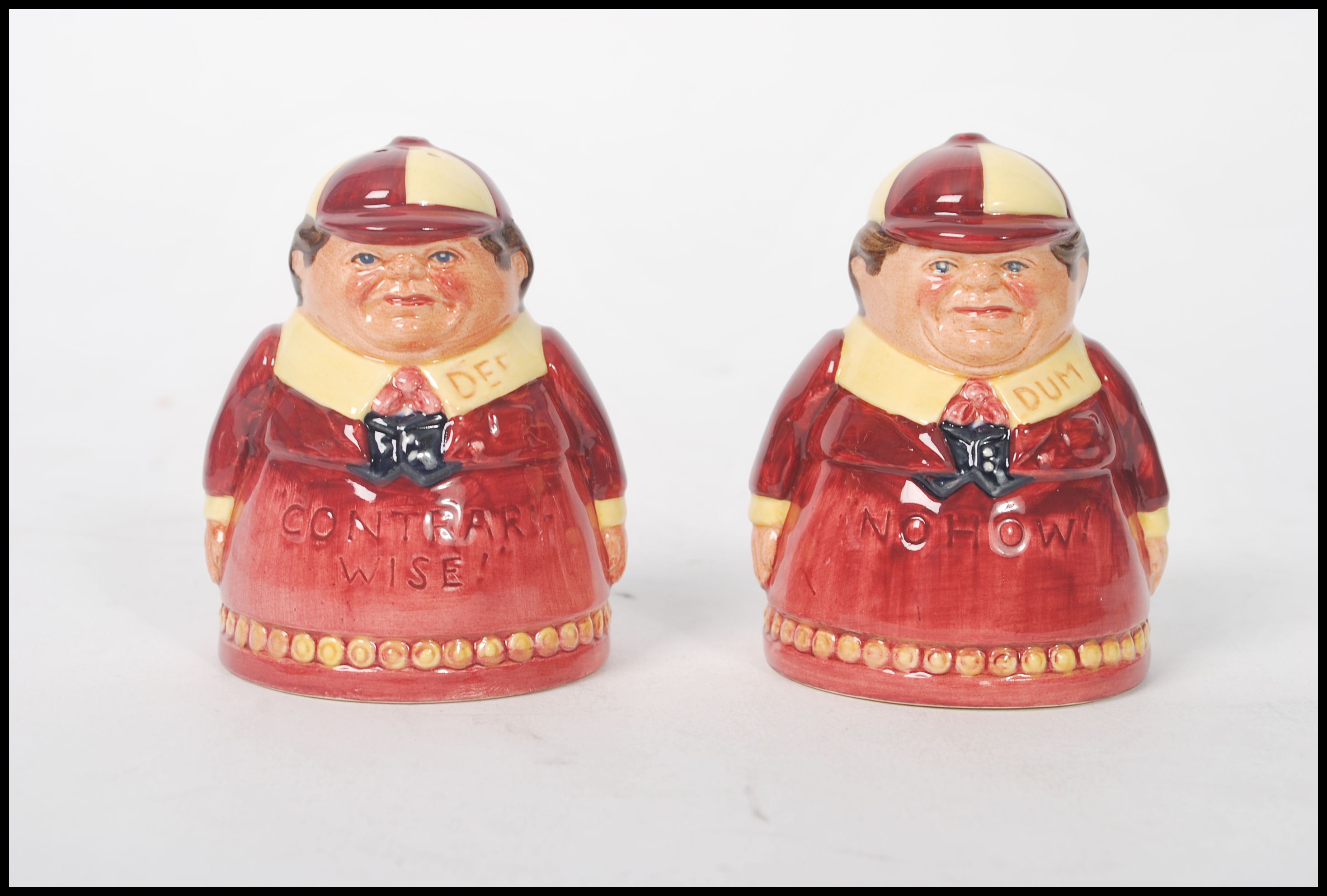 Pair of Royal Doulton Tweedle Dee and Tweedle Dum