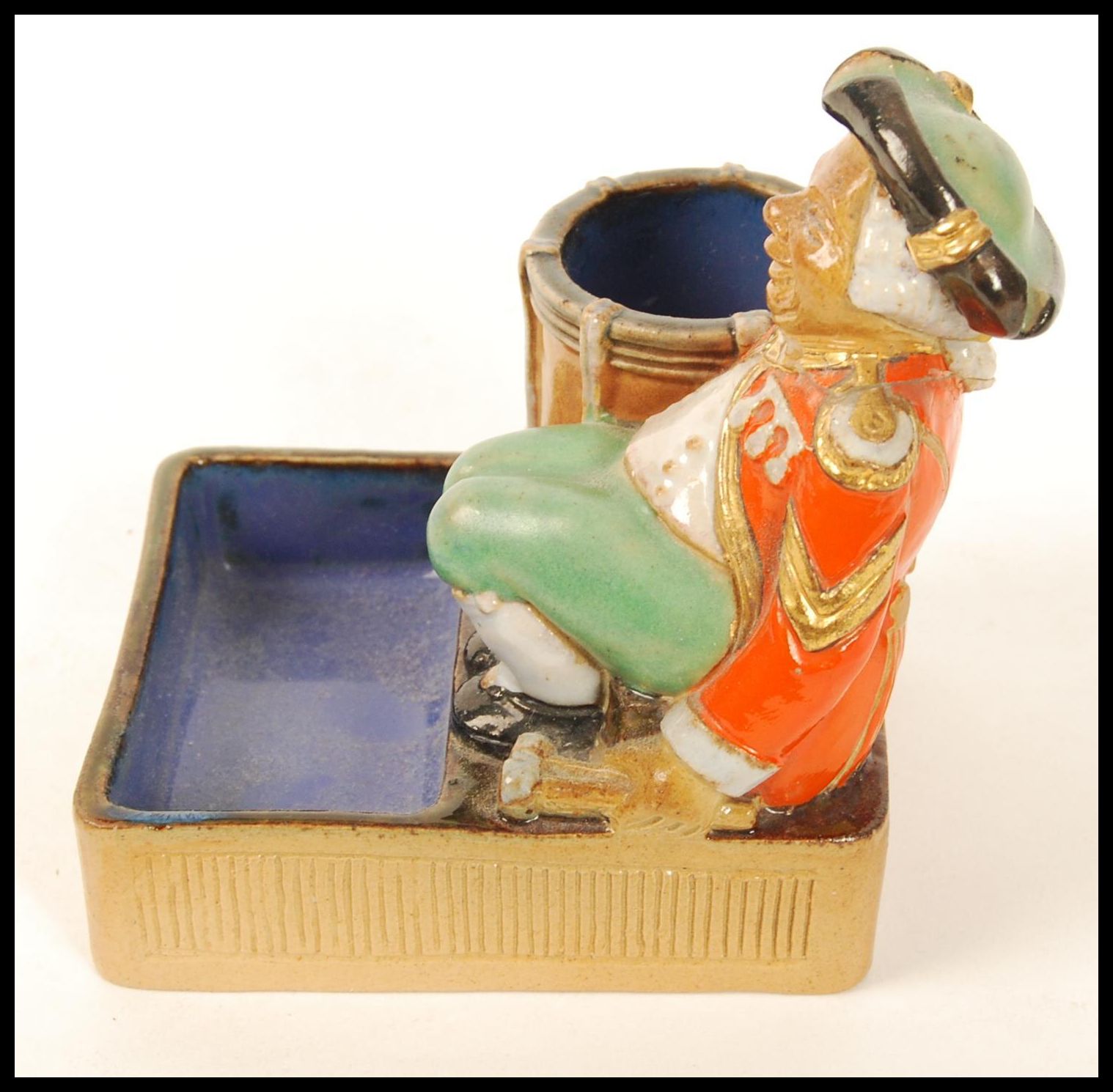 A Doulton Lambeth match striker, saltglaze, c1925 - Image 2 of 3