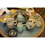 A large group of Buller ceramic items to include j