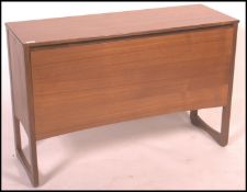 A retro 20th century Danish inspired teak wood rec