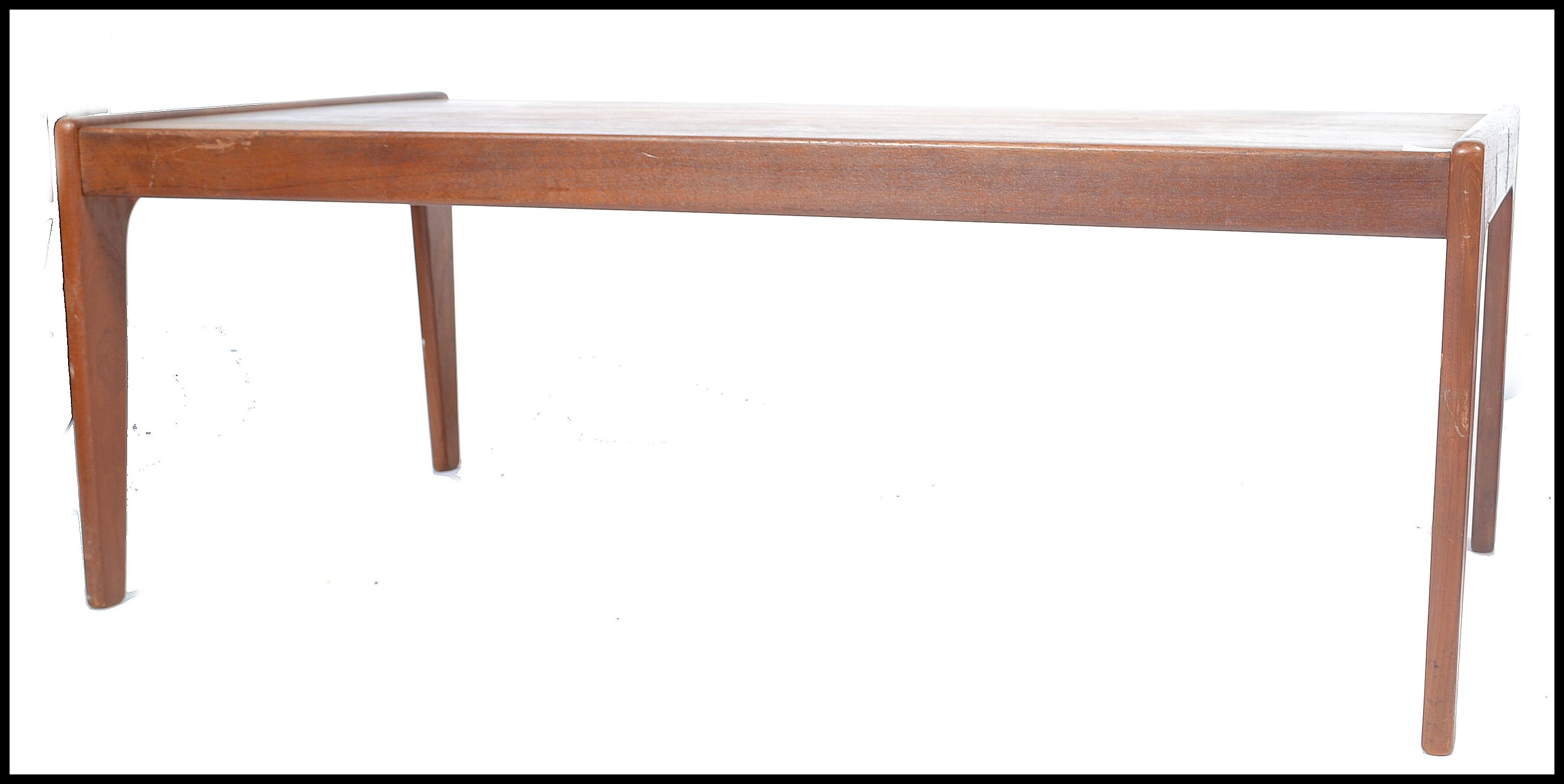 A 1970's teak wood Komfort Danish large coffee - o