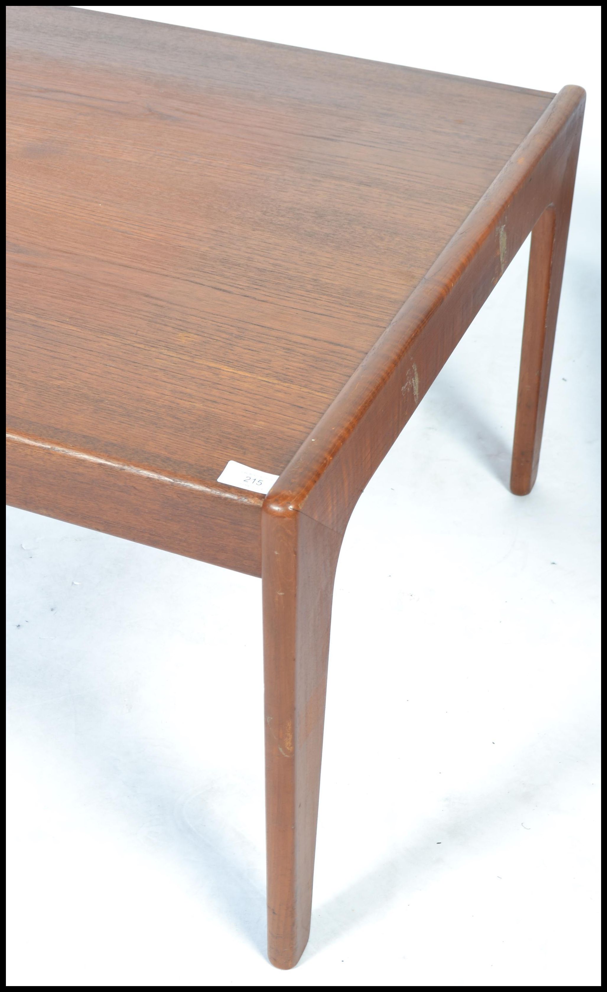 A 1970's teak wood Komfort Danish large coffee - o - Image 4 of 5