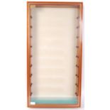 GOOD DIECAST / MODEL RAILWAY WOODEN GLAZED DISPLAY CABINET