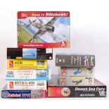 ASSORTED PLASTIC MODEL KITS - AEROPLANES, CARS & AIRCRAFT