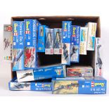 ASSORTED MODEL KITS - REVELL, ITALERI, AIRFIX, SMER ETC