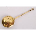 BEAUTIFUL 17TH CENTURY STYLE DOLLS HOUSE BRASS WARMING PAN