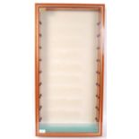 GOOD DIECAST / MODEL RAILWAY WOODEN GLAZED DISPLAY CABINET