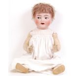 ANTIQUE KAMMER & REINHARDT LARGE BISQUE HEADED DOLL