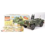 RARE ACTION MAN PALITOY ARMOURED JEEP VEHICLE