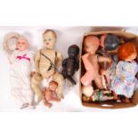 ANTIQUE & VINTAGE DOLLS - BISQUE, PLASTIC & OTHER