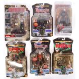 ASSORTED RARE RESIDENT EVIL CARDED ACTION FIGURES