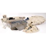 ASSORTED VINTAGE KENNER / PALITOY STAR WARS VEHICLES