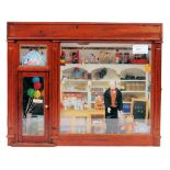 VINTAGE DOLLS HOUSE ' TOY SHOP ' WALL MOUNTABLE DISPLAY