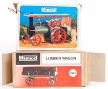 MAMOD LIVE STEAM TRACTION ENGINE AND LUMBER WAGON