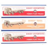 DINKY SUPERYOUS DIECAST MODEL FODEN FLAT TRUCKS -