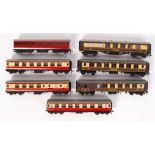 VINTAGE HORNBY DUBLO 00 GAUGE ROLLING STOCK CARRIAGES