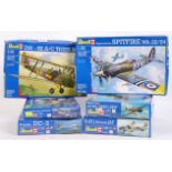 ASSORTED REVELL PLASTIC MODEL AIRCRAFT KITS