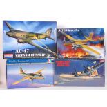 COLLECTION OF ASSORTED PLASTIC MODEL AEROPLANE KITS