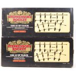 RARE HORNBY 3.5" GAUGE STEPHENSONS ROCKET BOXED TRACK