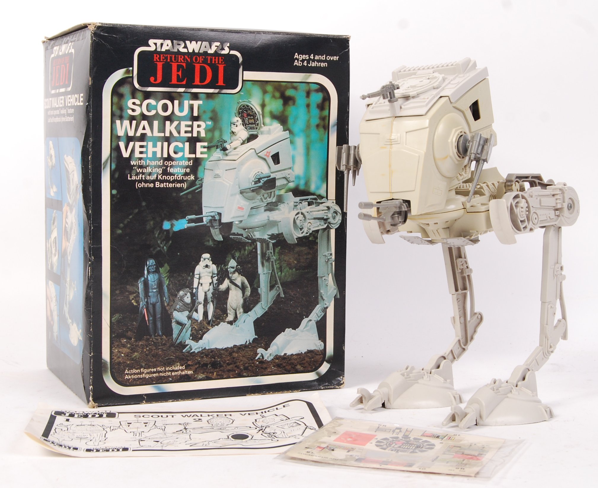 RARE VINTAGE STAR WARS PALITOY SCOUT WALKER VEHICLE