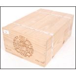 WOODEN CASE OF CHATEAU D'YQUEM SAUTERNES 2001