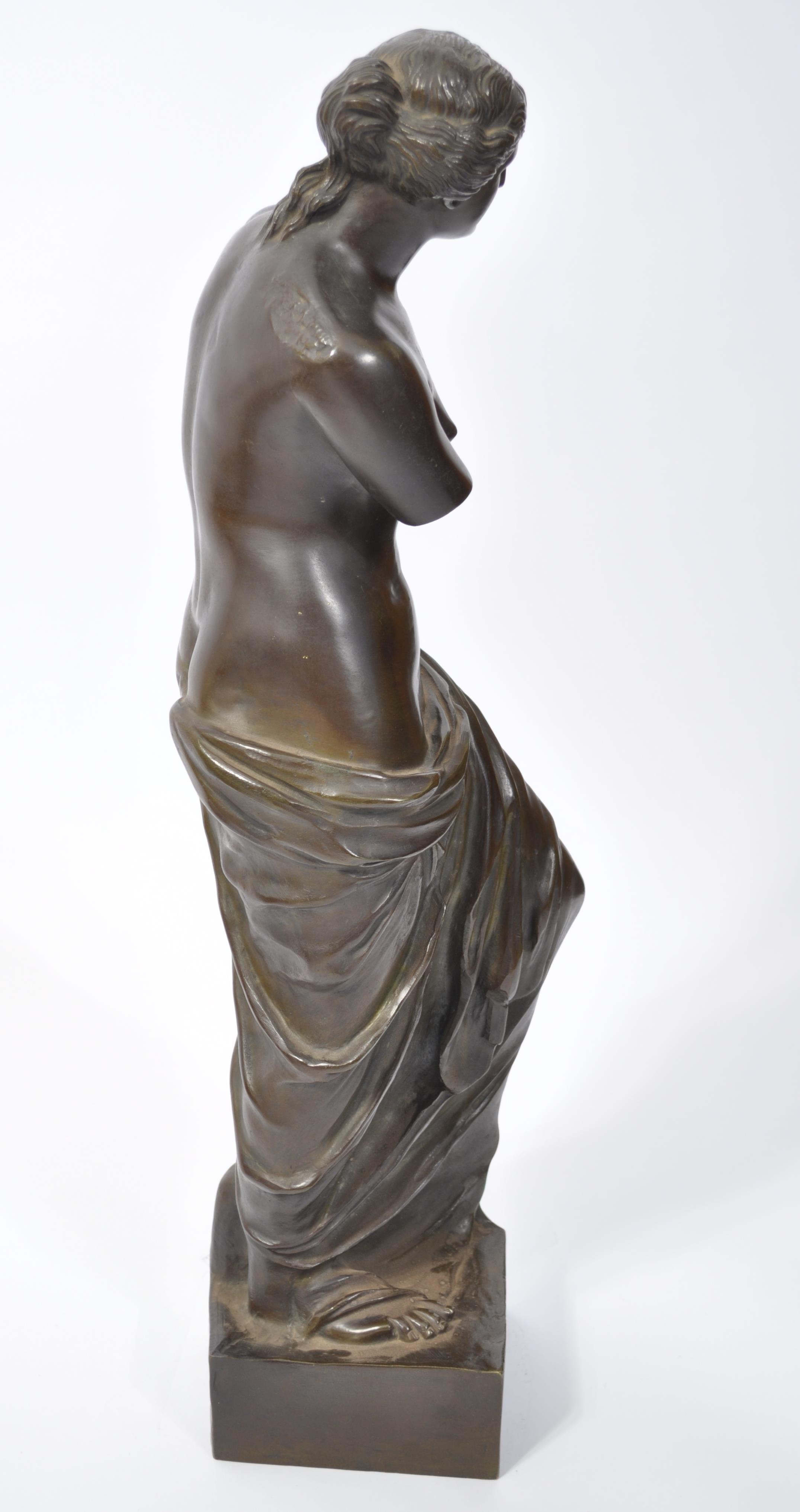 A stunning large bronze sculpture of ' Aphrodite a - Image 5 of 5