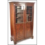 An 18th century Georgian / George 3rd mahogany display cabinet in the manner of Thomas