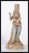 A 19th century Ernst Bohne figural spill vase depi