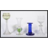 A group of 19th century glass to include a Victori