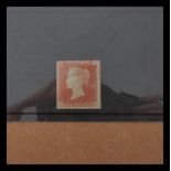 GB STAMP. 1841 1d Penny red. A lightly hinged mint