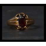 A 20th century  9ct gold hallmarked ladies single