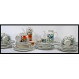 Two retro 20th century ceramic dinner services a M