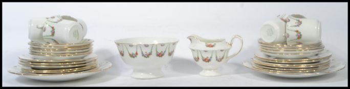 A vintage early 20th century Edwardian bone China