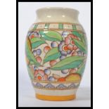 A Charlotte Rhead Bursley Ware vase decorated with