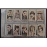 An album of vintage cigarette cards mainly full se