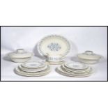 An extensive Royal Doulton Galaxy pattern dinner s