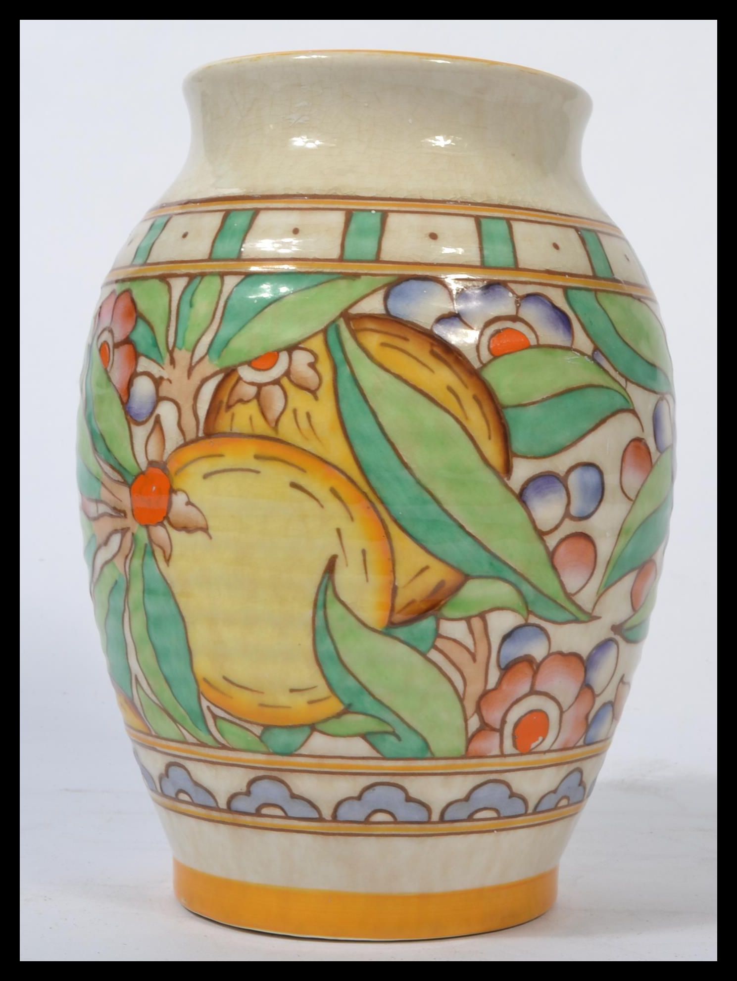 A Charlotte Rhead Bursley Ware vase decorated with - Image 4 of 7