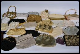 A very good collection of ladies evening bags dating from the first half of the 20th century to