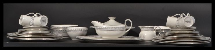 A Royal Doulton fine China part dinner service in