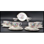 A Royal Albert Nosegay pattern tea service, compri