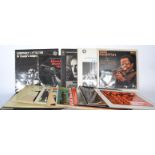 A collection of vinyl long play LP record albums mainly Blues and Jazz to include Earl Hines,