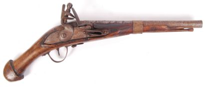 ANTIQUE 19TH CENTURY FLINTLOCK PISTOL