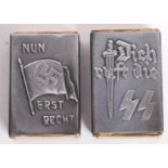 WWII GERMAN STYLE NICKEL MATCHBOX CASES