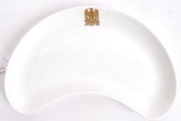 GERMAN ALLACH PORCELAIN DISH BEARING 'A H ' & NAZI CREST